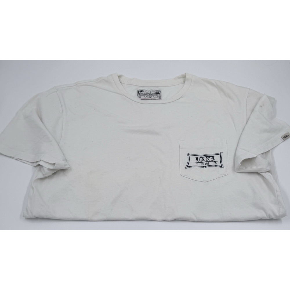 Vans Joel Tudor Collection 1966 Mens White Shirt